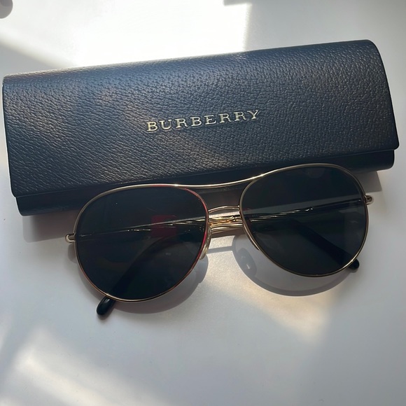 Burberry Accessories - Burberry aviator glasses b 308212 110